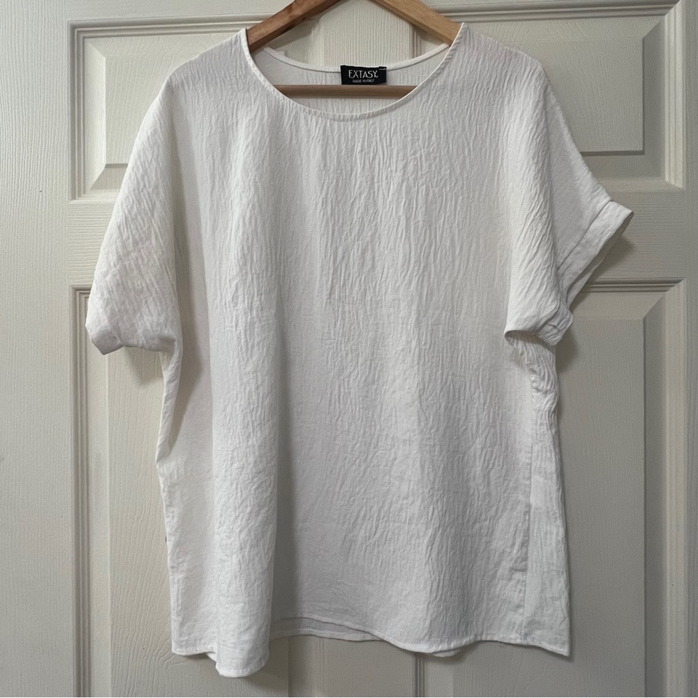 Italian Short Sleeved Blouse